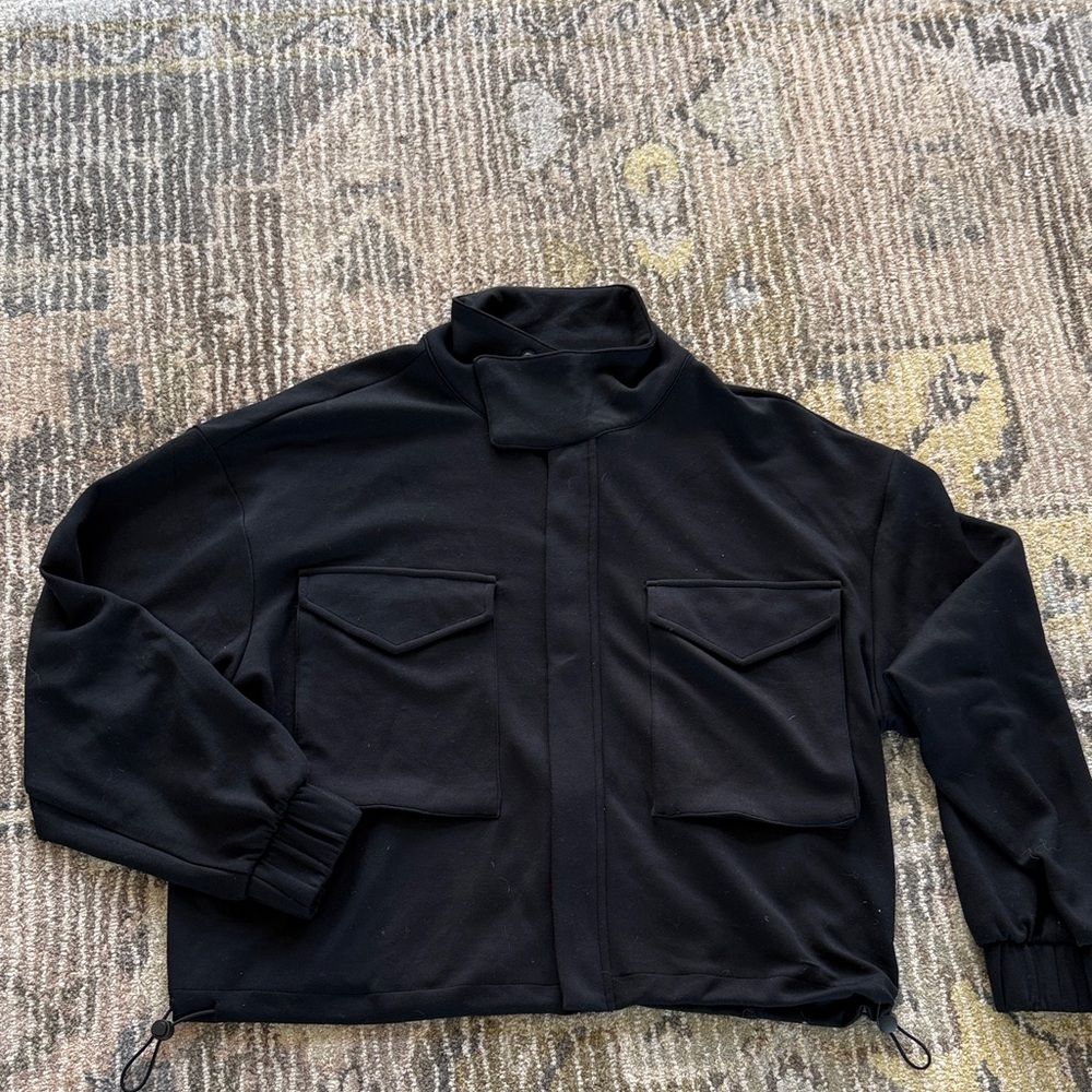 Yogalicious soft lite scuba jacket Casual Utility Jacket